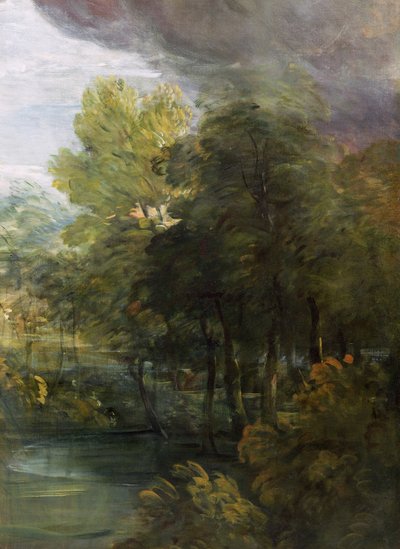 Landschaft mit einem Teich von Thomas Gainsborough